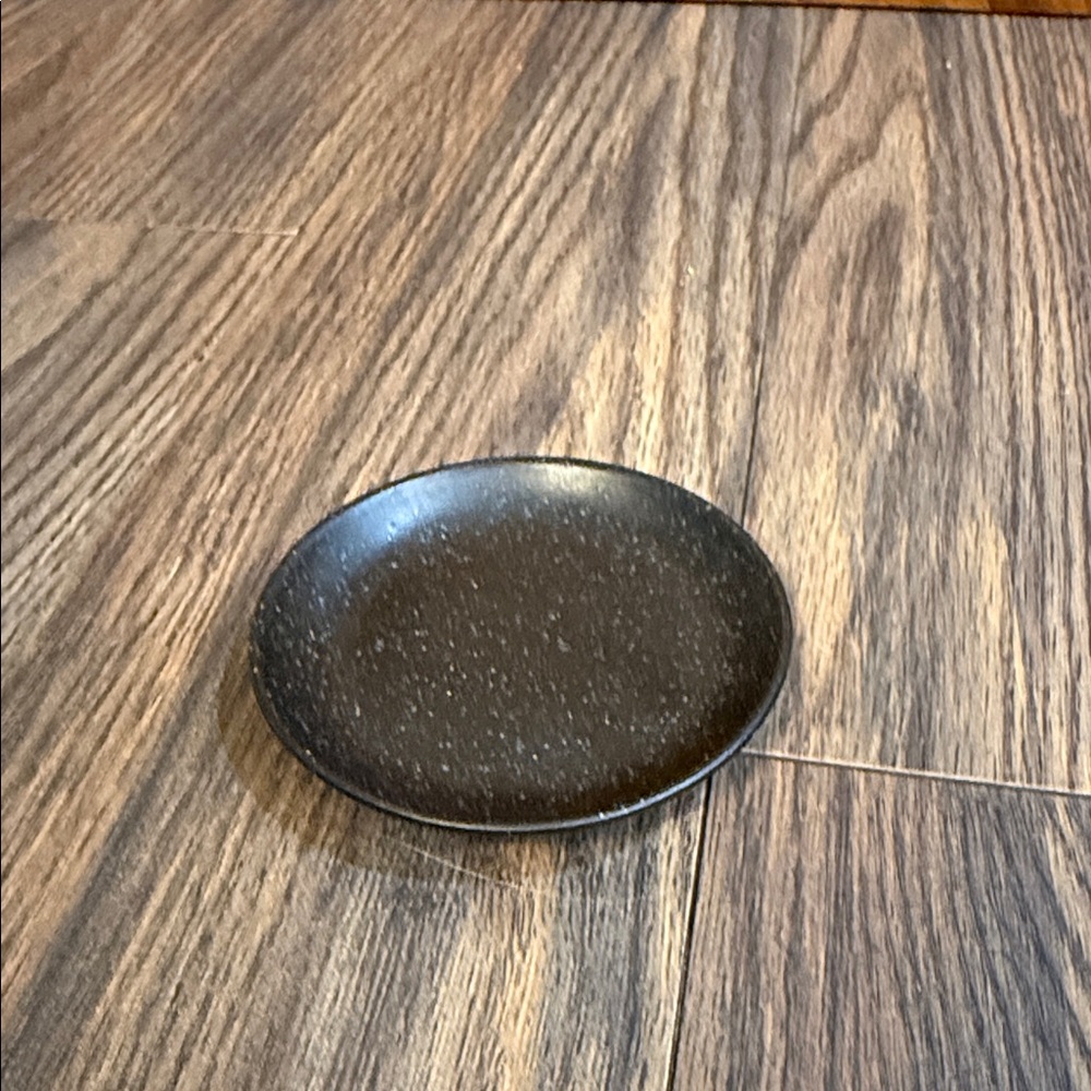 Costa Nova Black Stoneware Mini Plate